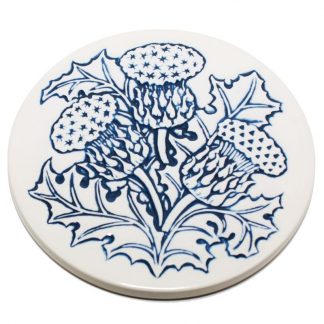 Thistle Teapot Stand Blue