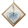 Pressed leaf small heart blue-4