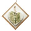 Pressed leaf small heart green-3