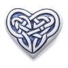 Celtic Fridge magnet - heart - blue